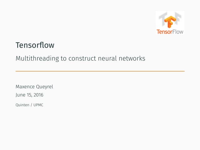 Multithreading to Construct Neural Networks