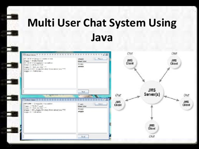 Multi user chat system using java