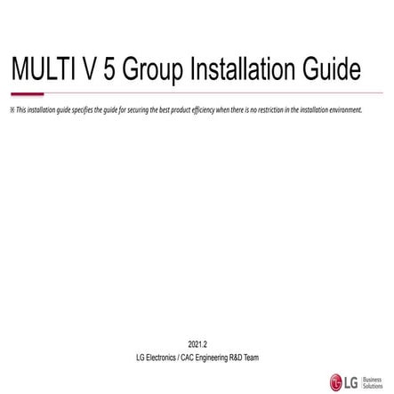 MULTI V 5 Group Installation Guide_2021 ver3.0.pptx