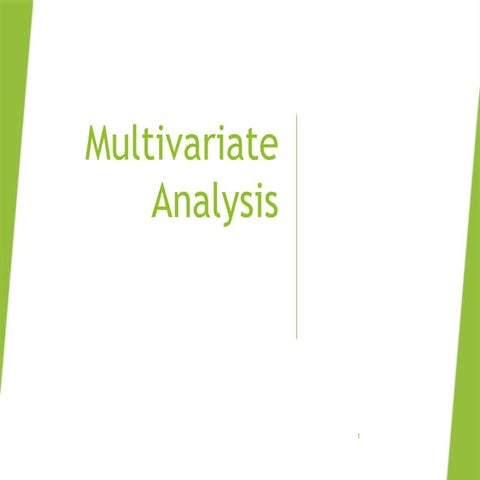 Multivariate Analysis in Forensic Chemistry