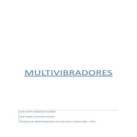 Multivibradores