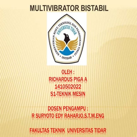 Multivibrator bistabil