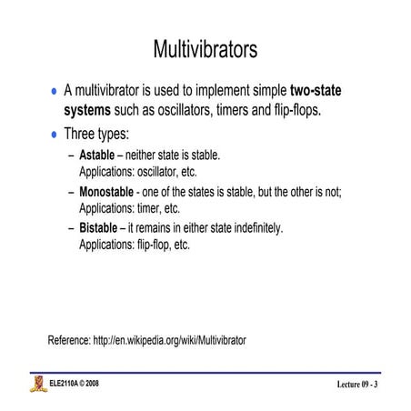 Multivibrators