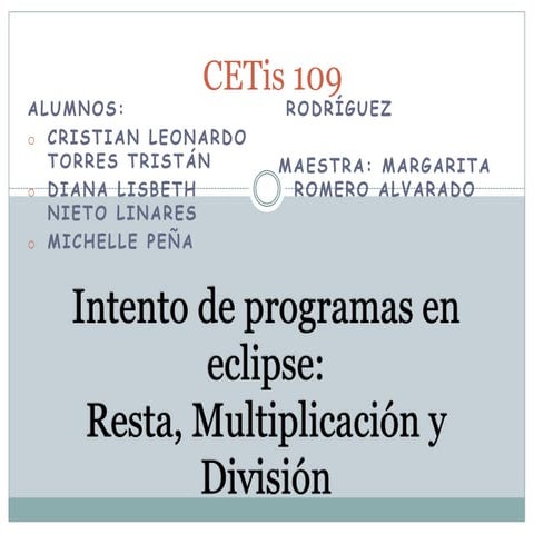 APLICACION MULTIPLICACION Y DIVISION