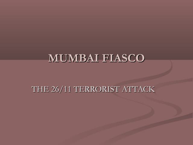 Mumbai attack