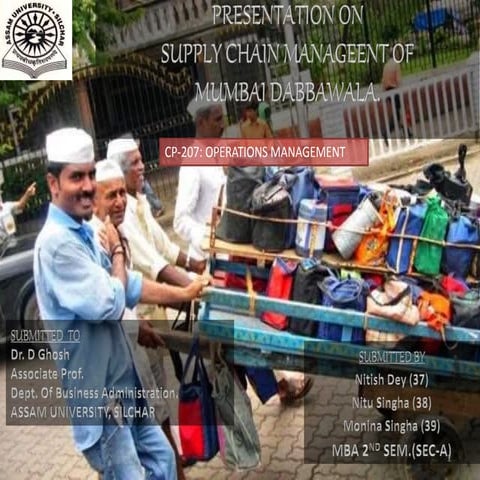 Mumbai dabbawala ppt