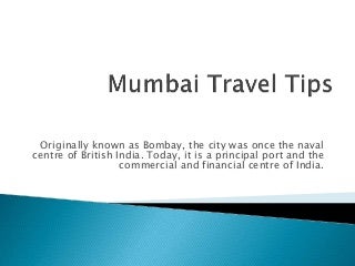 Mumbai travel tips