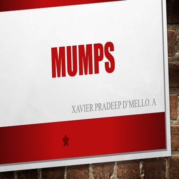 Mumps | PPTX