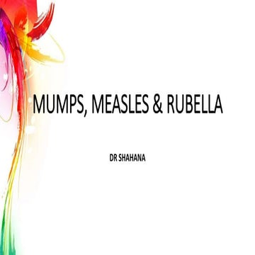 Mumps measles rubella