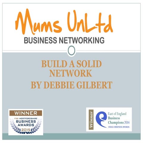 Business Networking-Build a solid network