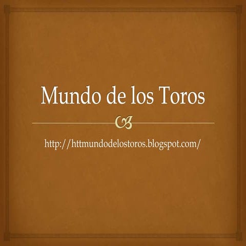 Mundo de los toros