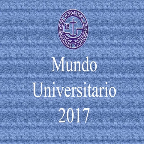 Mundo universitario 2017 