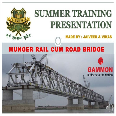 Munger rail cum road bridge