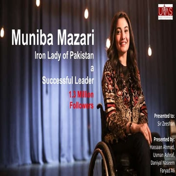 Muniba Mazari | PPTX