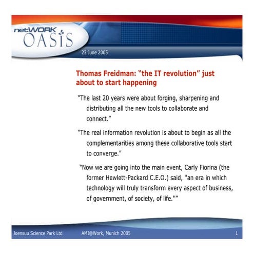 AMI@Work, May 2005, Munich, Germany