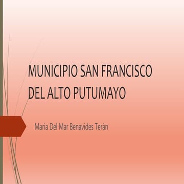 Municipio san-francisco-del-alto-putumayo