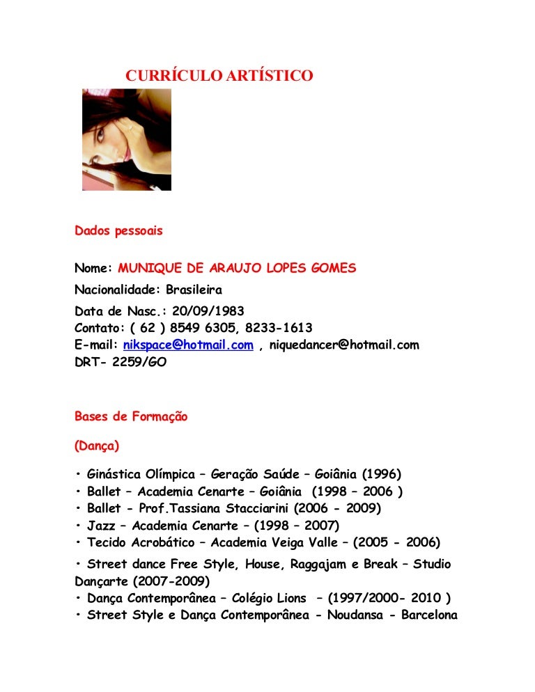 Curriculum vitae musicisti 07 image