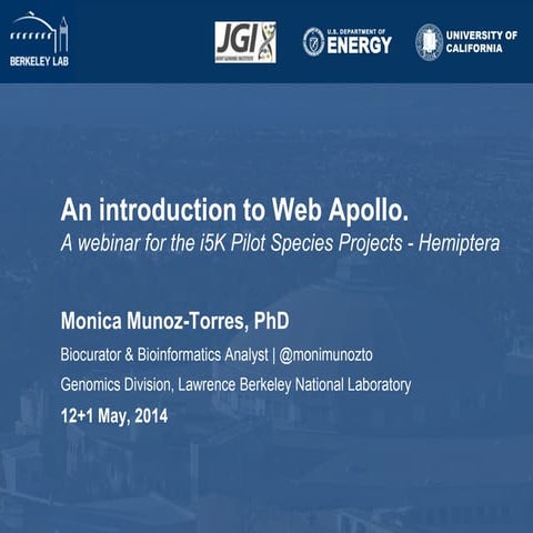 An introduction to Web Apollo for i5K Pilot Species Projects - Hemiptera