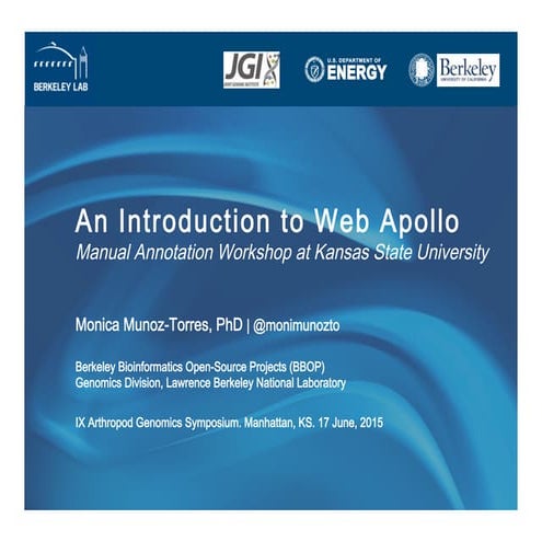 Apollo Workshop at KSU 2015