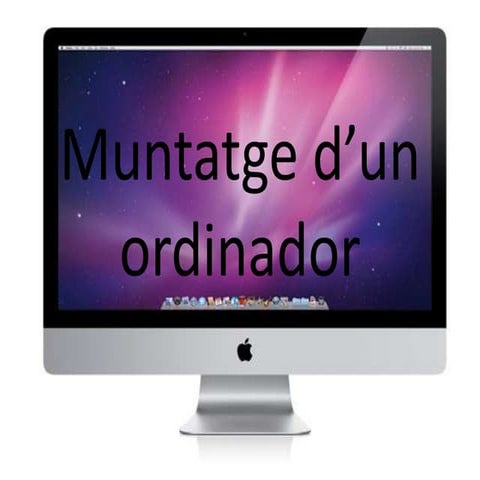 Muntatge d’un ordinador