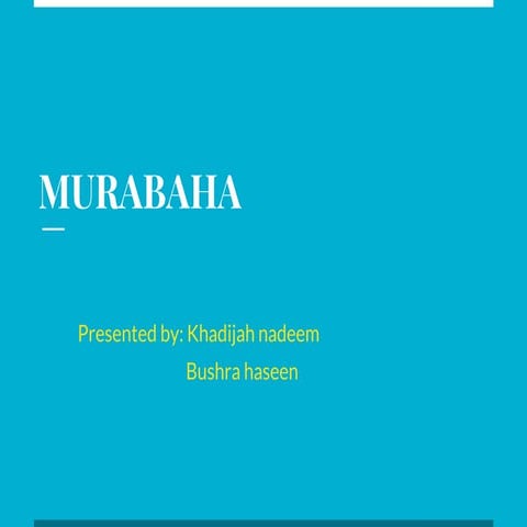 Murabaha ppt