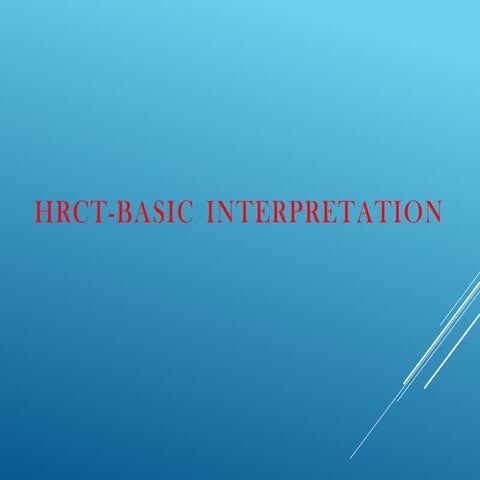 murali High resolution computed tomography