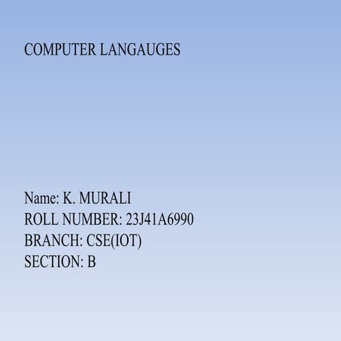 MURALI LANfg]utyyt77yyyiuGAUGES PPT..pptx