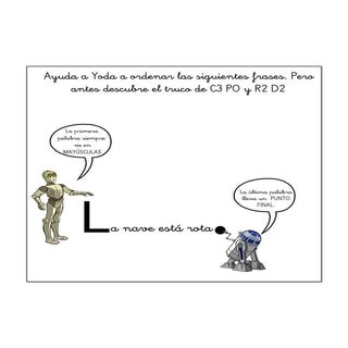 Mural mayuscula y punto final