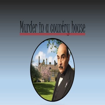 Murder in a country house