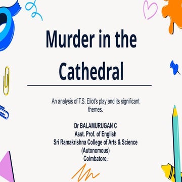 T.S.Eliot's Murder in the Cathedral-Part I.pptx