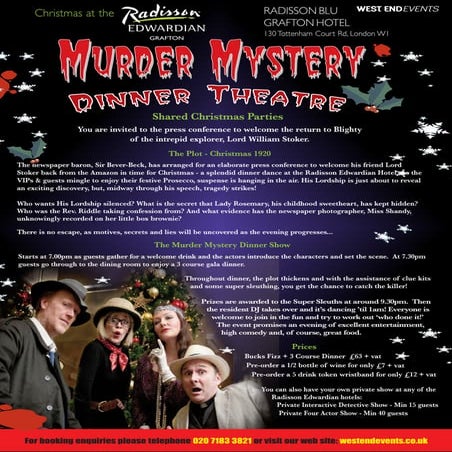 Murder mystery at the grafton