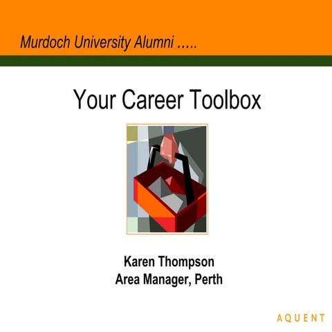 Your Career Toolbox 