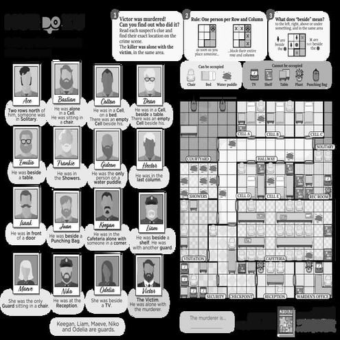 Murdoku, Mystery Game in English. Cluedo + Sudoku. | PDF