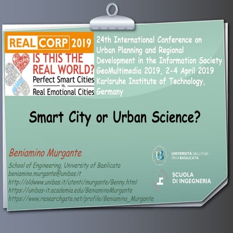 Smart City or Urban Science?