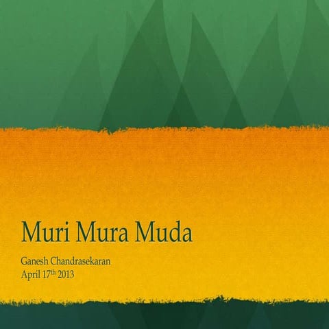 Muri Mura Muda - 3Mus by Agilish Ganesh Chandrasekaran