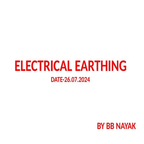 Muri,Earthing  23.07.2024  2 nd group.pptx