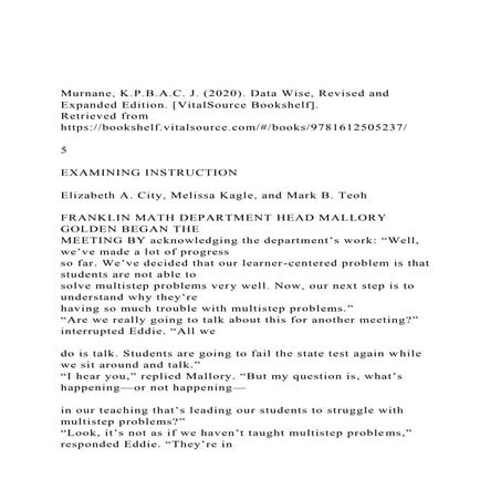 Murnane, K.P.B.A.C. J. (2020). Data Wise, Revised and Expanded.docx