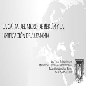 Muro de berlin y reunificacion