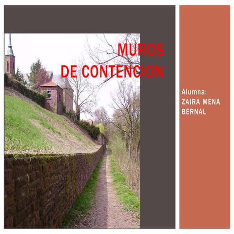 Muros de contención