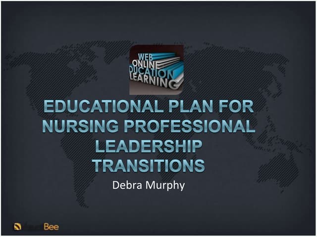 Murphy d. educational plan for professional leadership transitions