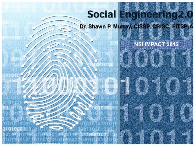 Social Engineering 2.0