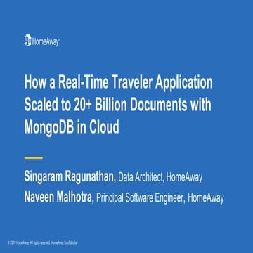 MongoDB World 2018: How a Real-Time Traveler Application Scaled to 20 ...
