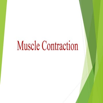 Muscle contraction with medecine