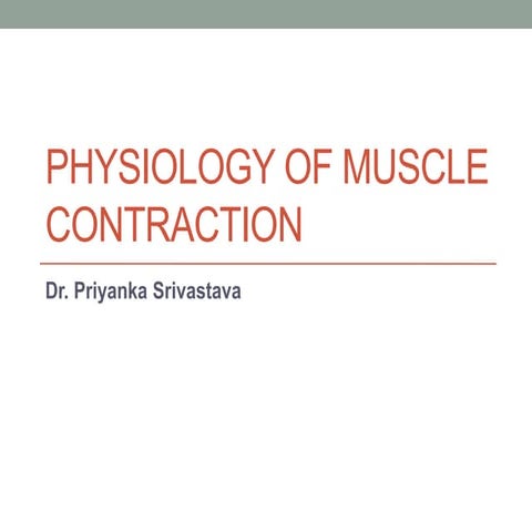  Muscle contraction
