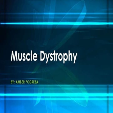 Muscle Dystrophy