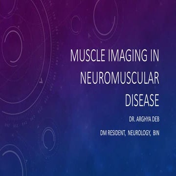 Muscle MRI in Neuromuscular Disease