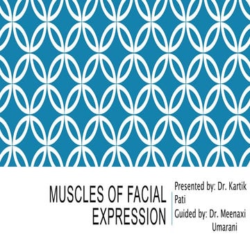 Muscles of facial expression