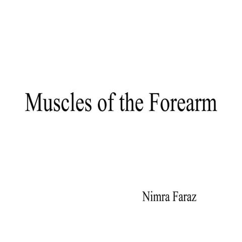 Muscles of Forearm.pptx