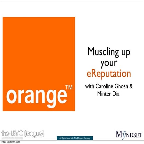 Muscling up your e-reputation