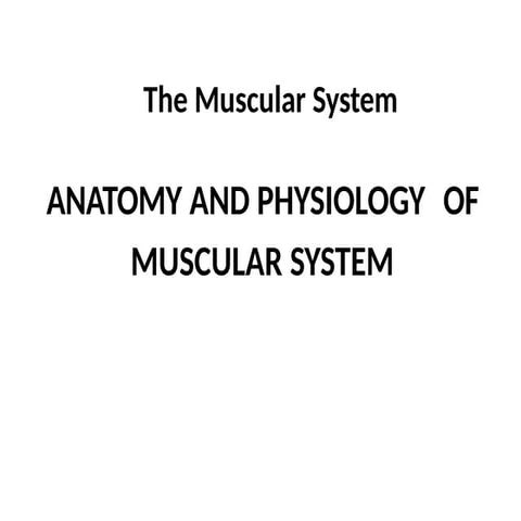 Muscular-System-.pptx MUSCULAR DISORDERS
